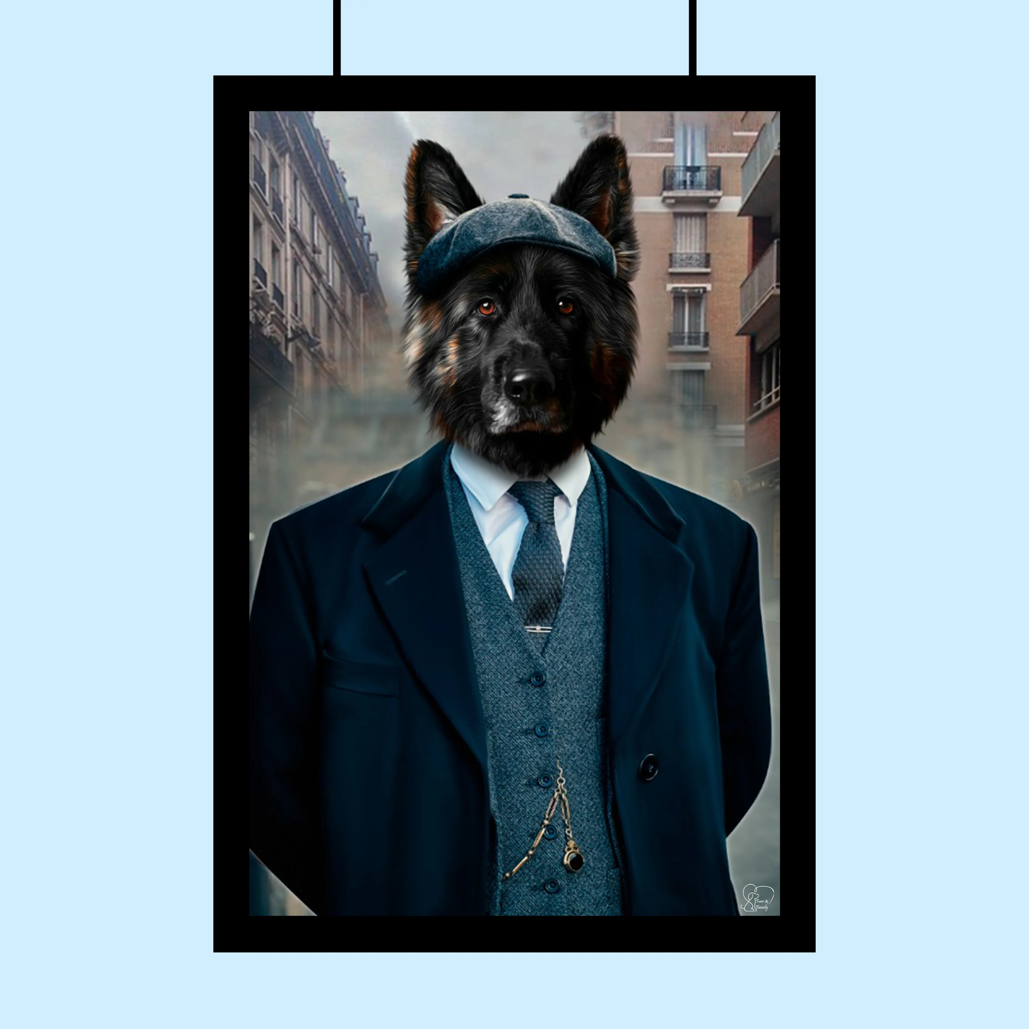 Thomas Shelby - Peaky Blinders - Custom Pet Portrait